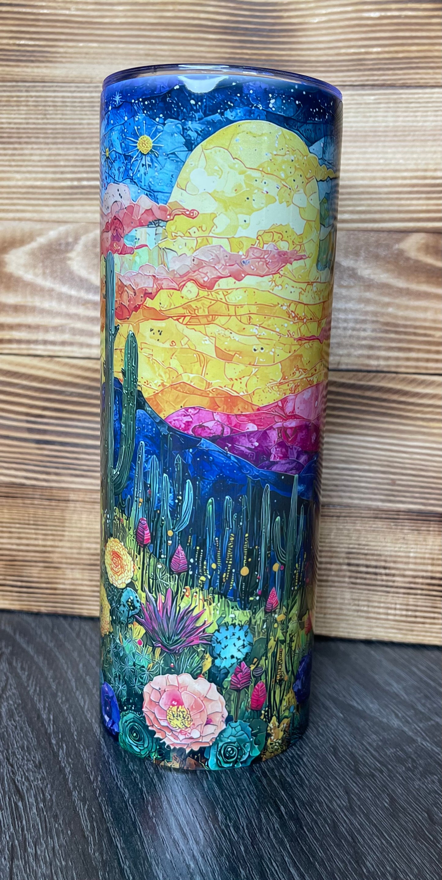 Floral Sunset Cactus