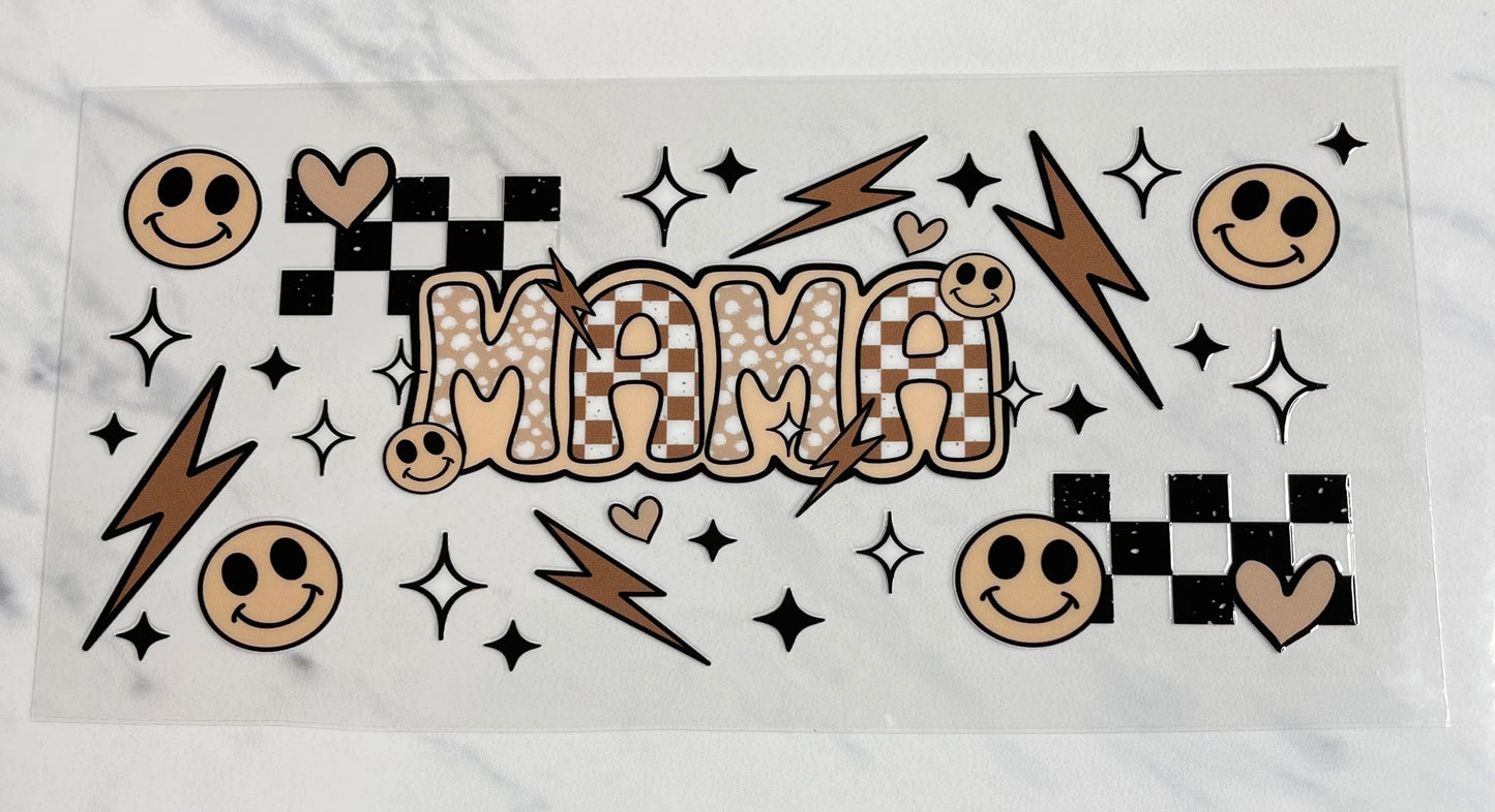 MAMA 16 oz Glass Can Tumbler