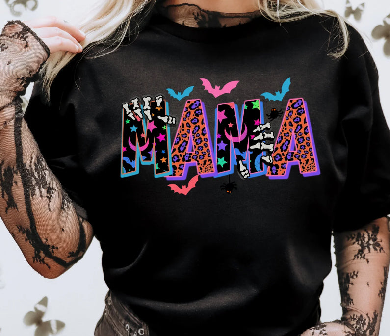 Neon Spooky MAMA