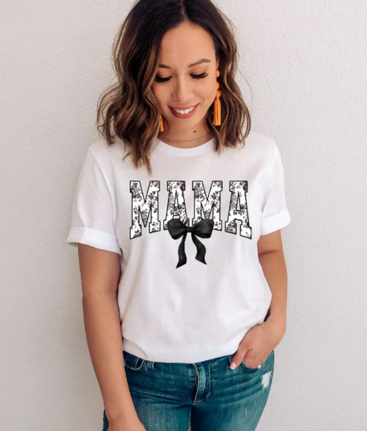 MAMA FLORAL BOW