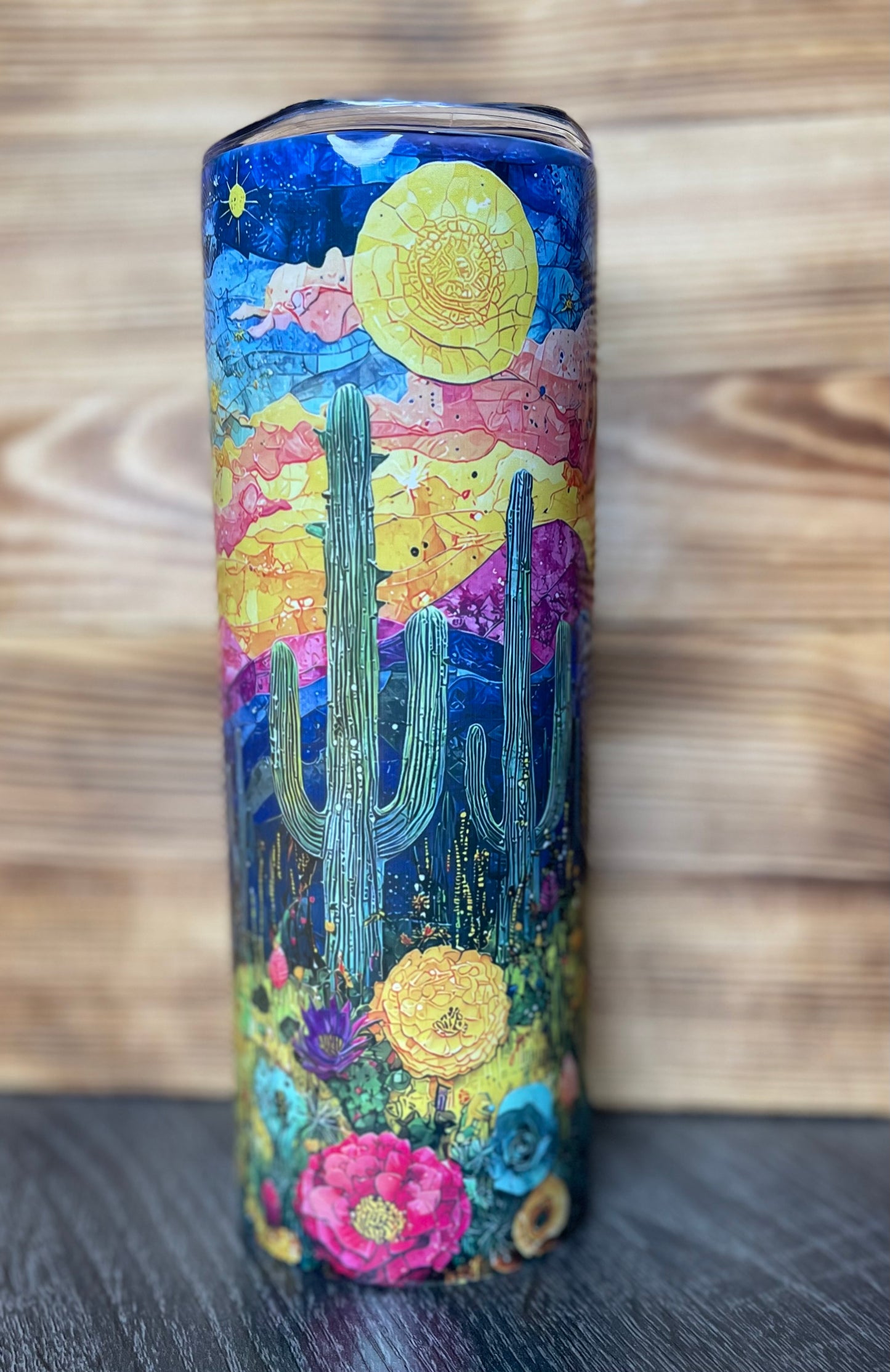 Floral Sunset Cactus