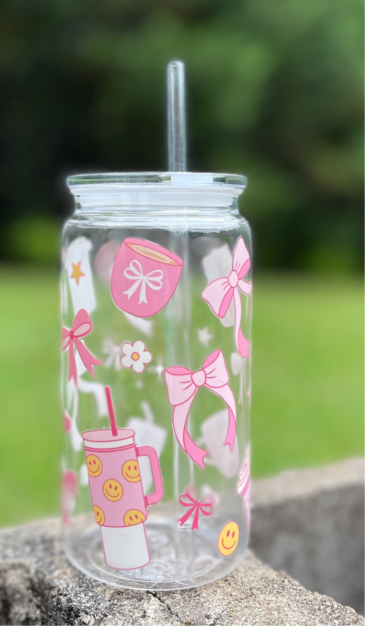 Coffee Girl - 16oz *Glass* Tumbler