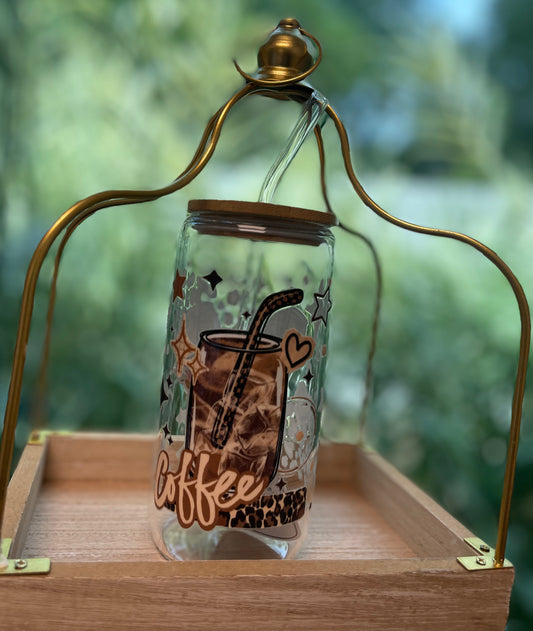 Coffee Lover - 16oz Glass Tumbler