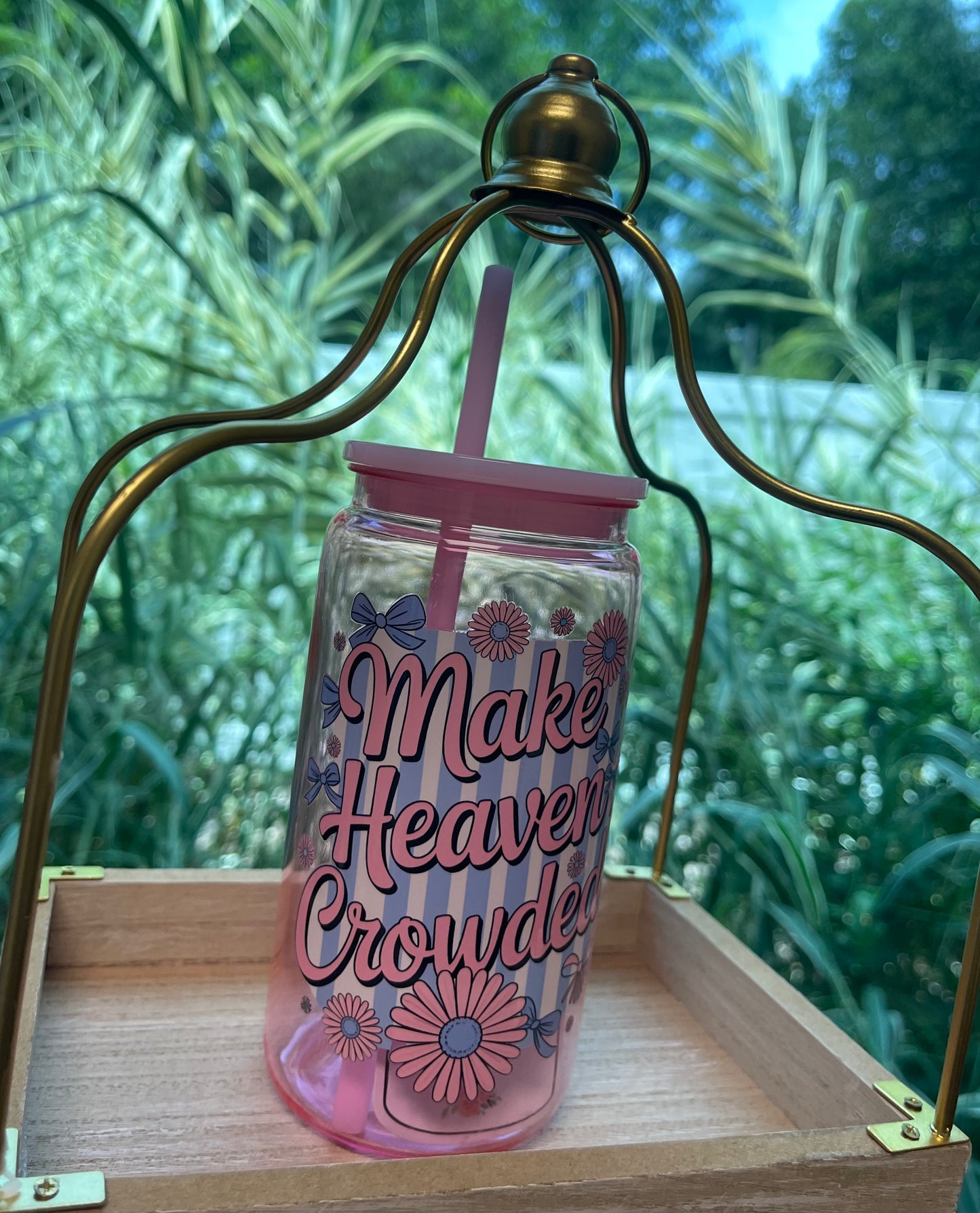 Pink Heaven Crowded - 16oz Plastic Tumbler