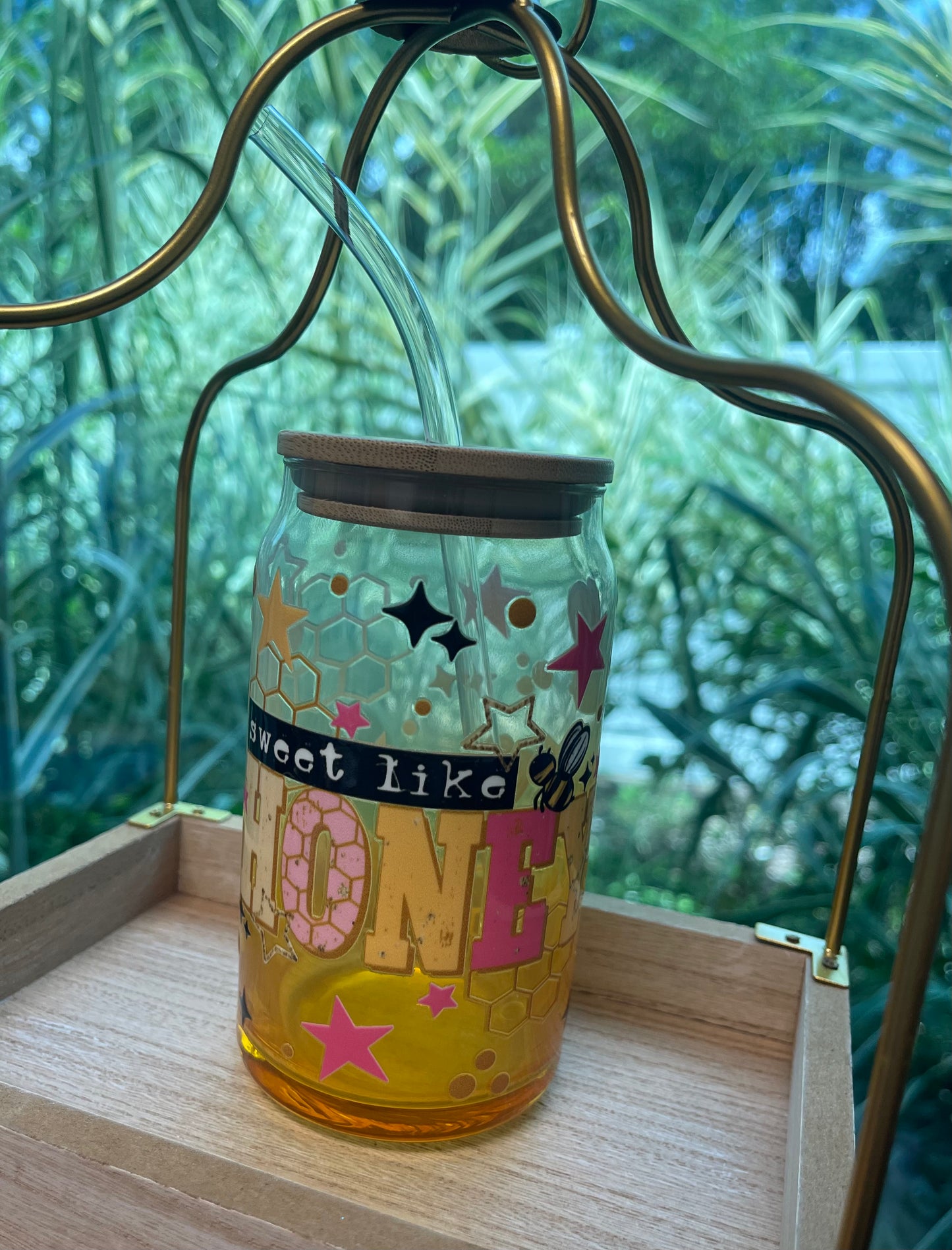 Sweet Like Honey - 16oz Glass Tumbler