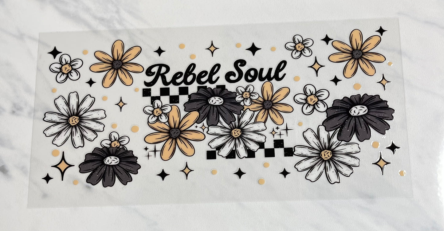 Rebel Soul - 16oz Glass Tumbler