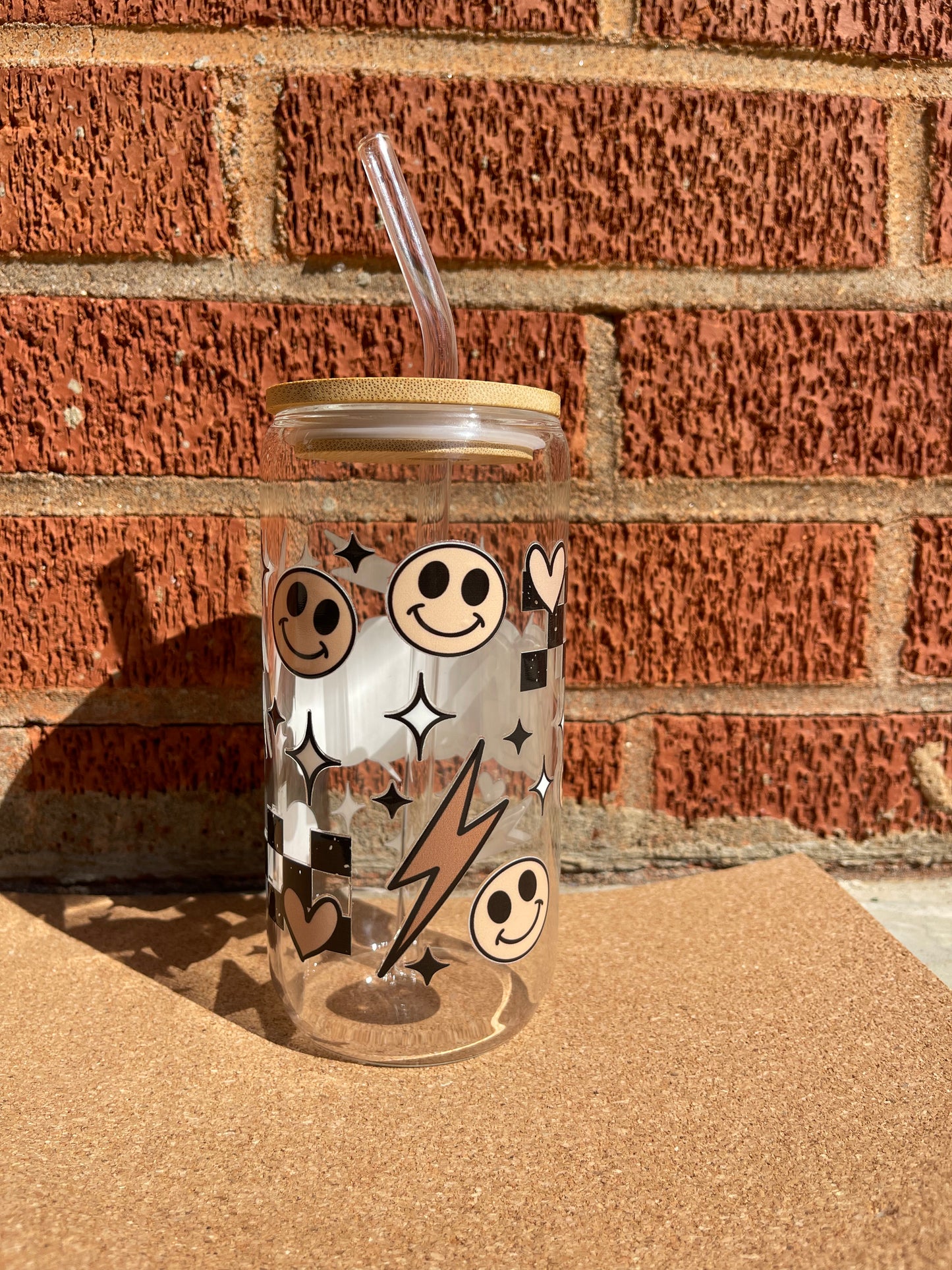 MAMA 16 oz Glass Can Tumbler