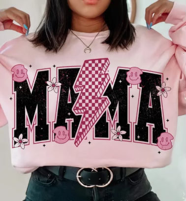 Pink MAMA Checkered