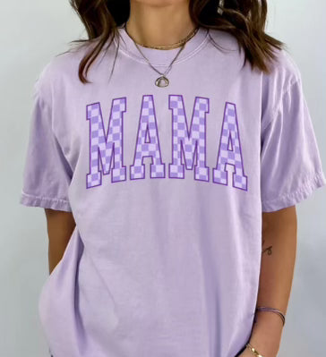 Purple MAMA Checkered