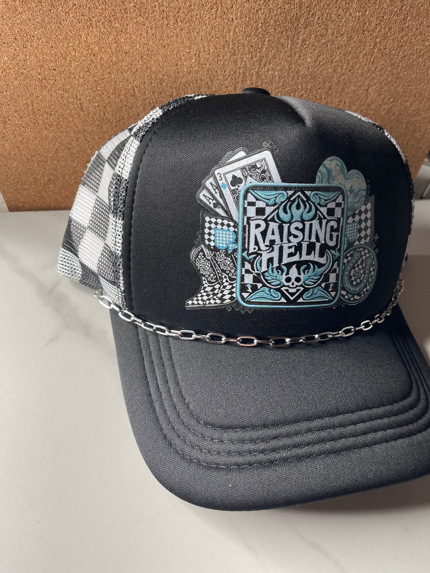 Raising Hell - Custom Trucker Hat