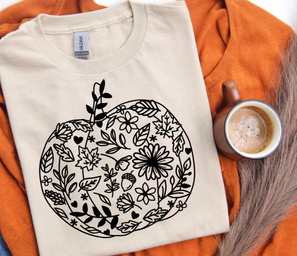 Floral Pumpkin