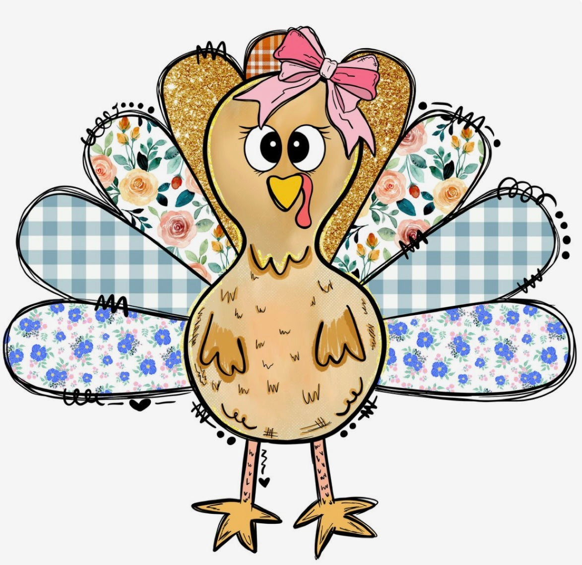 Adults- Pastel Turkey