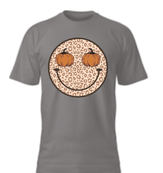 Pumpkin Cheetah Smiley