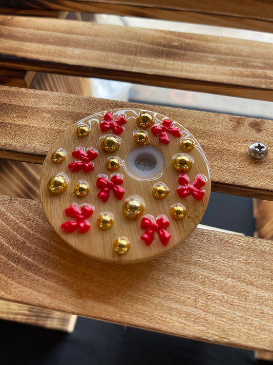 Red/Gold - Decorative Lid