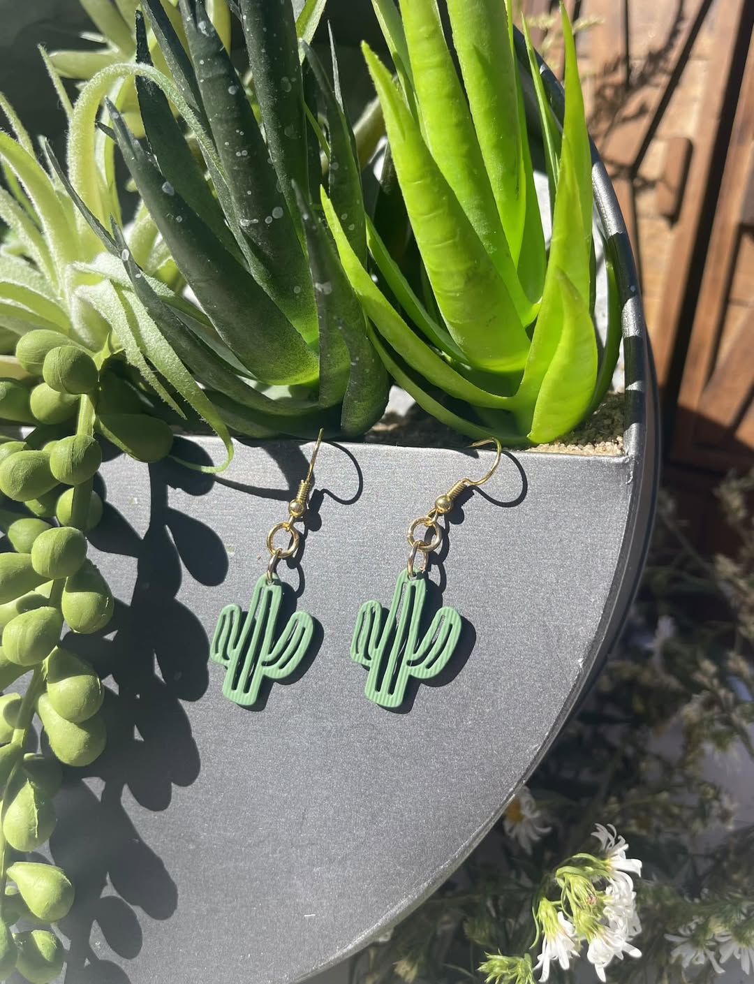 Desert Cactus Earrings