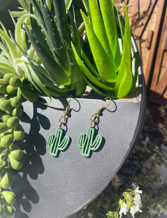 Desert Cactus Earrings